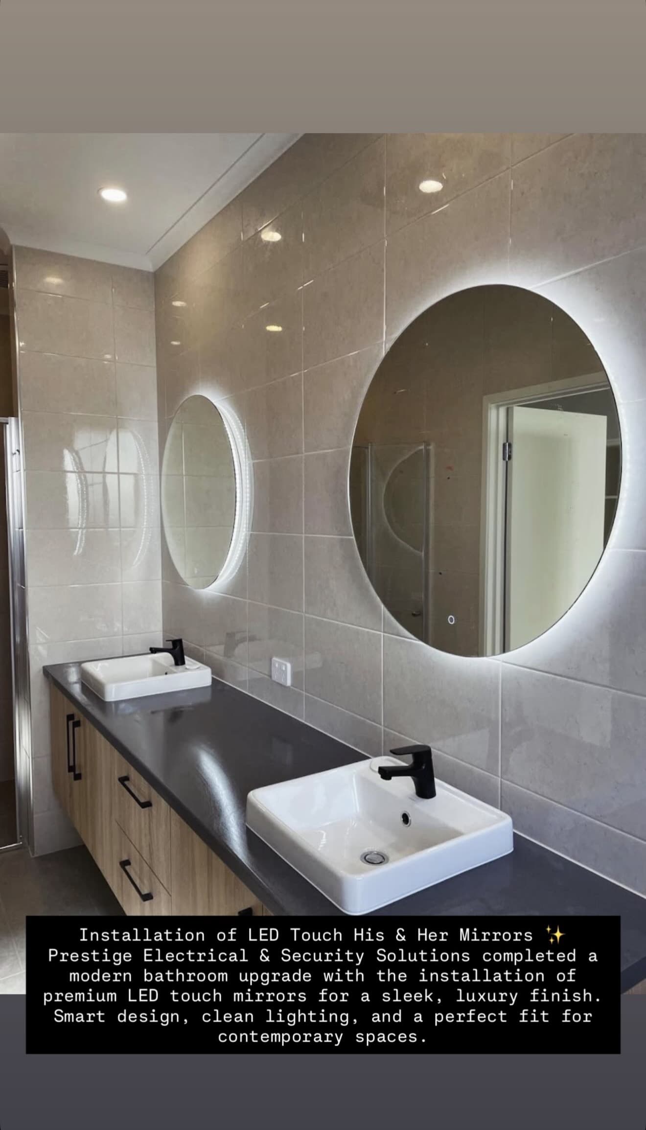 Lighting project photo — Prestige Electrical & Security Solutions
